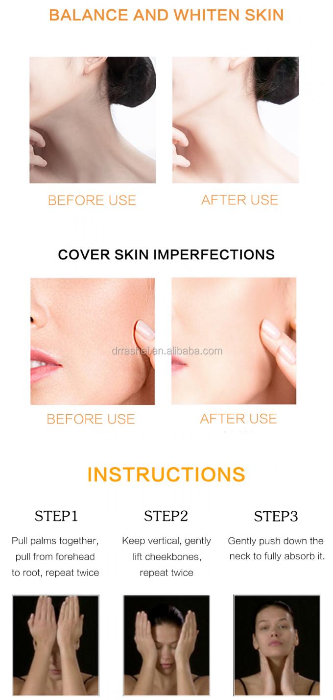 DR RASHEL Vitamin C Brightening Face كريم application