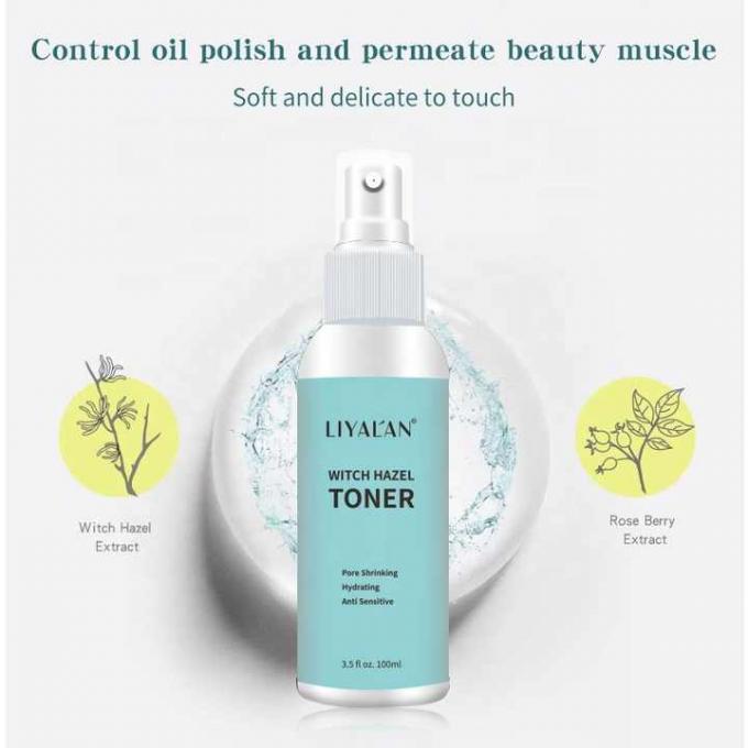 علامة تجارية خاصة Witch Hazel Facial Toner Spray packaging