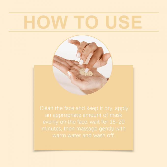 مرطب Mask ingredients showcase