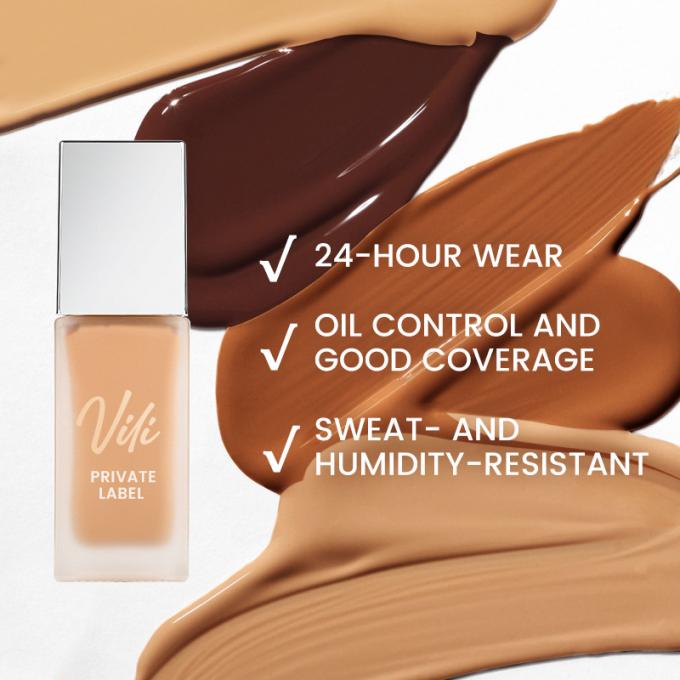 プライベートラベル makeup foundation product close-up