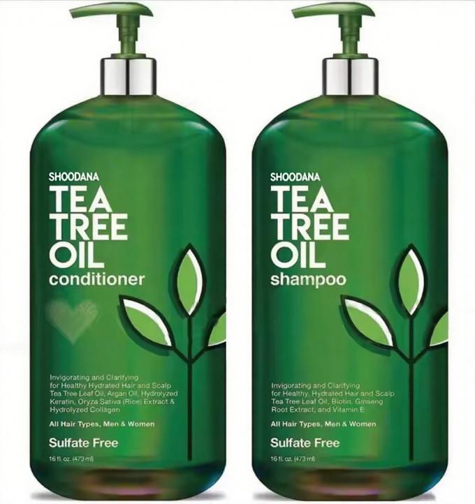 Tea Tree Oil ヘアケア Product Bottle