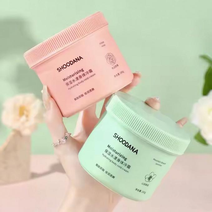 プライベートラベル body cream product display