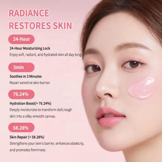 PDRN Vegan Face كريم ingredients showcase