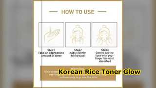 Korean Rice Toner Spray OEM Private Label Skincare