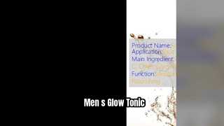 Men's Glow Tonic for Clear Skin
