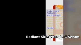 OEM Vitamin C Serum For Face Whitening Anti Wrinkle