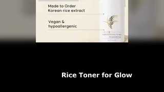 Organic Rice Toner Korean Private Label